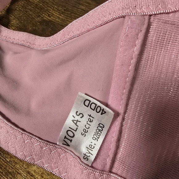 Violas secret Pink Bra with underwire women's size 40DD - Picture 6 of 9